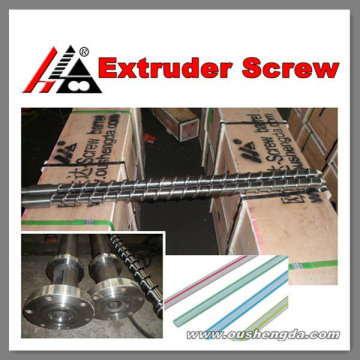 CNC screw for pvc pipe straw on food machinery